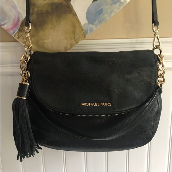 black mk side purse